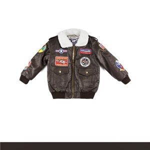 Youth US Navy Top Gun G-1 Bomber Jacket